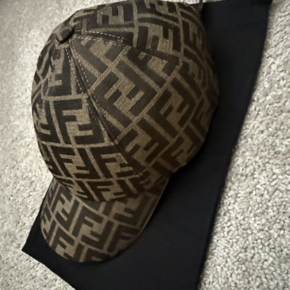 Brown Patterned Cap - image 2